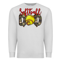 Dove Grey softball dad Premium Sweatshirt - Zillion Design Studio