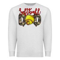 Oatmeal Heather softball dad Premium Sweatshirt - Zillion Design Studio