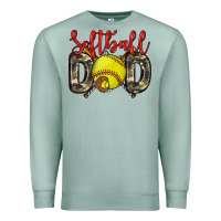 Seafoam softball dad Premium Sweatshirt - Zillion Design Studio