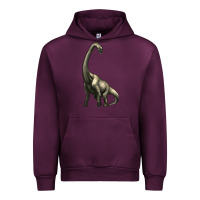 Mauve Wine brachiosaurus Urban Hoodie - Artiststas