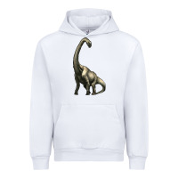White brachiosaurus Urban Hoodie - Artiststas