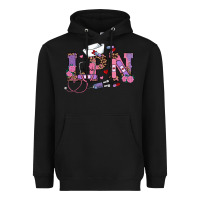 Black valentines day lpn Heavyweight Hoodie - RanaPortraitStore