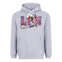 Heather Grey valentines day lpn Heavyweight Hoodie - RanaPortraitStore