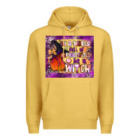 Antique Gold in a world full of princesses be a witch tumbler Premium Hoodie - BundleAndBundleShop