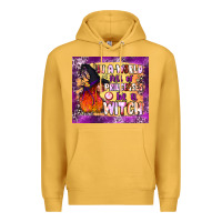 Mustard in a world full of princesses be a witch tumbler Premium Hoodie - BundleAndBundleShop