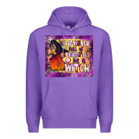 Purple in a world full of princesses be a witch tumbler Premium Hoodie - BundleAndBundleShop