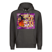 Smoke in a world full of princesses be a witch tumbler Premium Hoodie - BundleAndBundleShop