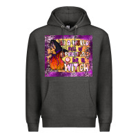 Charcoal Heather in a world full of princesses be a witch tumbler Premium Hoodie - BundleAndBundleShop