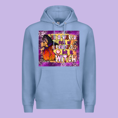 In A World Full Of Princesses Be A Witch Tumbler Premium Hoodie Designed By Bundleandbundleshop