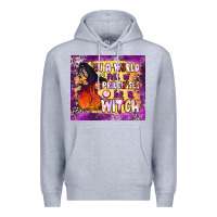Heather Grey in a world full of princesses be a witch tumbler Premium Hoodie - BundleAndBundleShop
