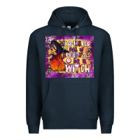Navy in a world full of princesses be a witch tumbler Premium Hoodie - BundleAndBundleShop