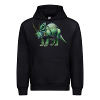 Black dinosaur triceratops Urban Hoodie - Artiststas