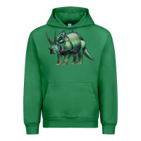 Emerald dinosaur triceratops Urban Hoodie - Artiststas
