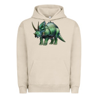 Pigment French Oak dinosaur triceratops Urban Hoodie - Artiststas