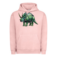Pigment Salmon dinosaur triceratops Urban Hoodie - Artiststas