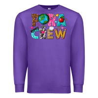 Purple para crew Premium Sweatshirt - texasbilliewilder