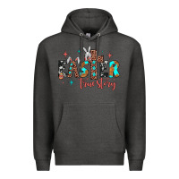 Charcoal Heather easter true story Premium Hoodie - JahusDesignShop