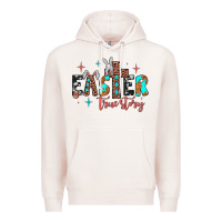 Pale Pink easter true story Premium Hoodie - JahusDesignShop