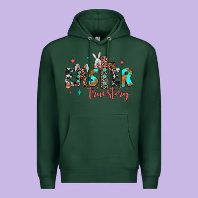 Easter True Story Premium Hoodie Designed By Jahusdesignshop