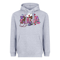 Heather Grey valentines day Heavyweight Hoodie - RanaPortraitStore
