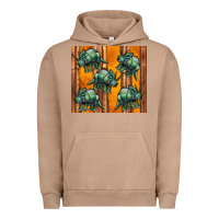 Pigment Burro dinosaur triceratops Urban Hoodie - Artiststas