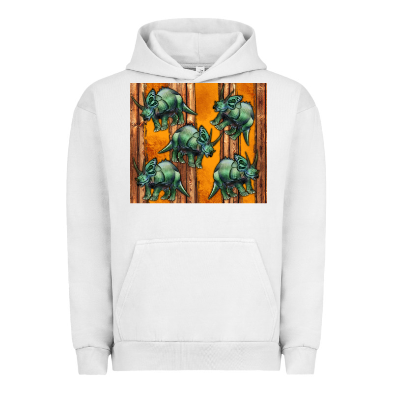 Dinosaur Triceratops Urban Hoodie by Artiststas | Teevron