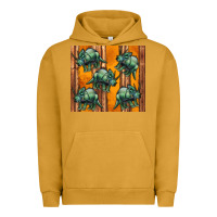 Pigment Peanut Butter dinosaur triceratops Urban Hoodie - Artiststas