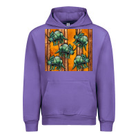 Tulip dinosaur triceratops Urban Hoodie - Artiststas