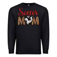 Black soccer mom Premium Sweatshirt - Zillion Design Studio