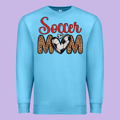 Soccer Mom Premium Sweatshirt Designed By Zillion Design Studio