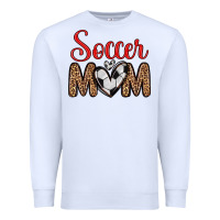 White soccer mom Premium Sweatshirt - Zillion Design Studio