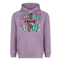 Lavender wife mom lpn licensed practical nurse Heavyweight Hoodie - RanaPortraitStore