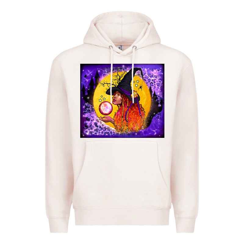Witch With Crystal Ball Tumbler Premium Hoodie by BundleAndBundleShop | Teevron