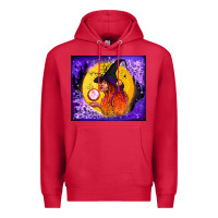 Cardinal witch with crystal ball tumbler Premium Hoodie - BundleAndBundleShop