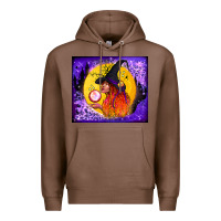 Chestnut witch with crystal ball tumbler Premium Hoodie - BundleAndBundleShop