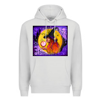 Dove Grey witch with crystal ball tumbler Premium Hoodie - BundleAndBundleShop