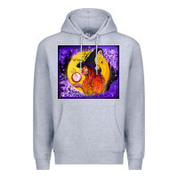 Heather Grey witch with crystal ball tumbler Premium Hoodie - BundleAndBundleShop