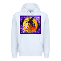 White witch with crystal ball tumbler Premium Hoodie - BundleAndBundleShop
