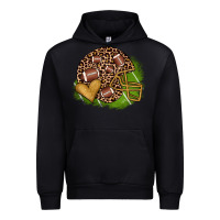 Black american football helmet Urban Hoodie - JahusDesignShop