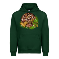 Forest Green american football helmet Urban Hoodie - JahusDesignShop