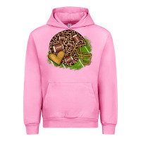 Fuchsia Pink american football helmet Urban Hoodie - JahusDesignShop