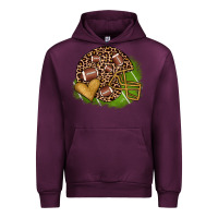 Mauve Wine american football helmet Urban Hoodie - JahusDesignShop