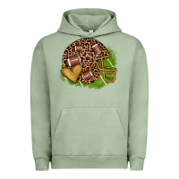 Pigment Oil Green american football helmet Urban Hoodie - JahusDesignShop