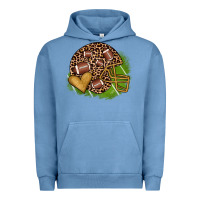 Pigment Pebble Blue american football helmet Urban Hoodie - JahusDesignShop