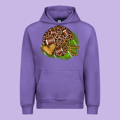 American Football Helmet Urban Hoodie Designed By Jahusdesignshop