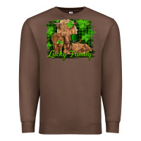 Chestnut st patrick's day lucky cow family Premium Sweatshirt - RanaPortraitStore