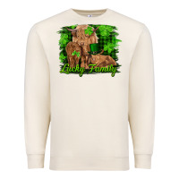 Sandshell st patrick's day lucky cow family Premium Sweatshirt - RanaPortraitStore