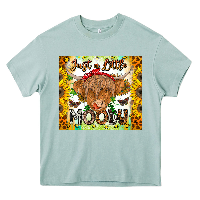 Just A Little Moody Heavy Core Tee by CowhideDigitalArt | Teevron
