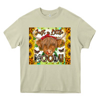Mossy Just A Little Moody Heavy Core Tee - CowhideDigitalArt