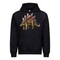 Black dinosaur stegosaurus Urban Hoodie - Artiststas